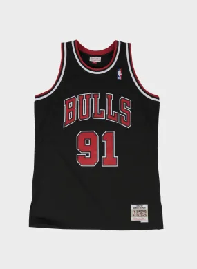 chicago bulls 1997-98 dennis rodman swingman jersey