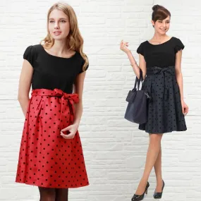 Maternity Nursing Ceremony Dress Shantung Fabric